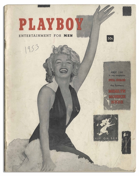 First Issue ''Playboy'' Featuring Marilyn Monroe From December 1953